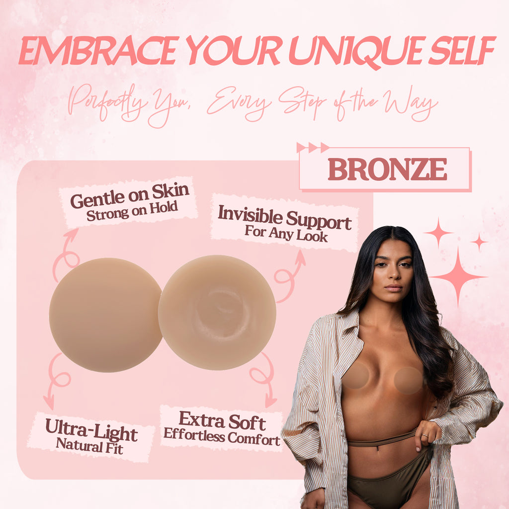 Stellovix Premium Quality Nipple Covers - Bronze