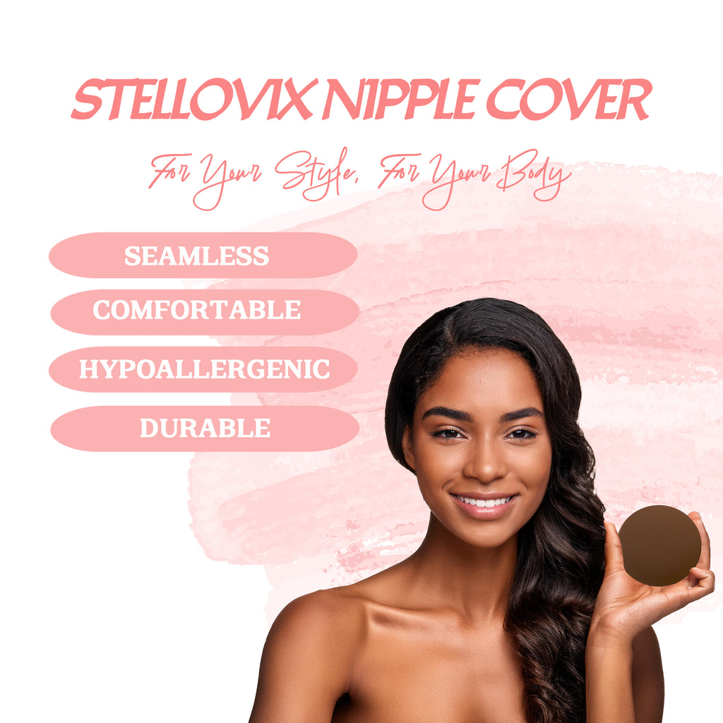 Stellovix Premium Quality Nipple Covers - Cocoa