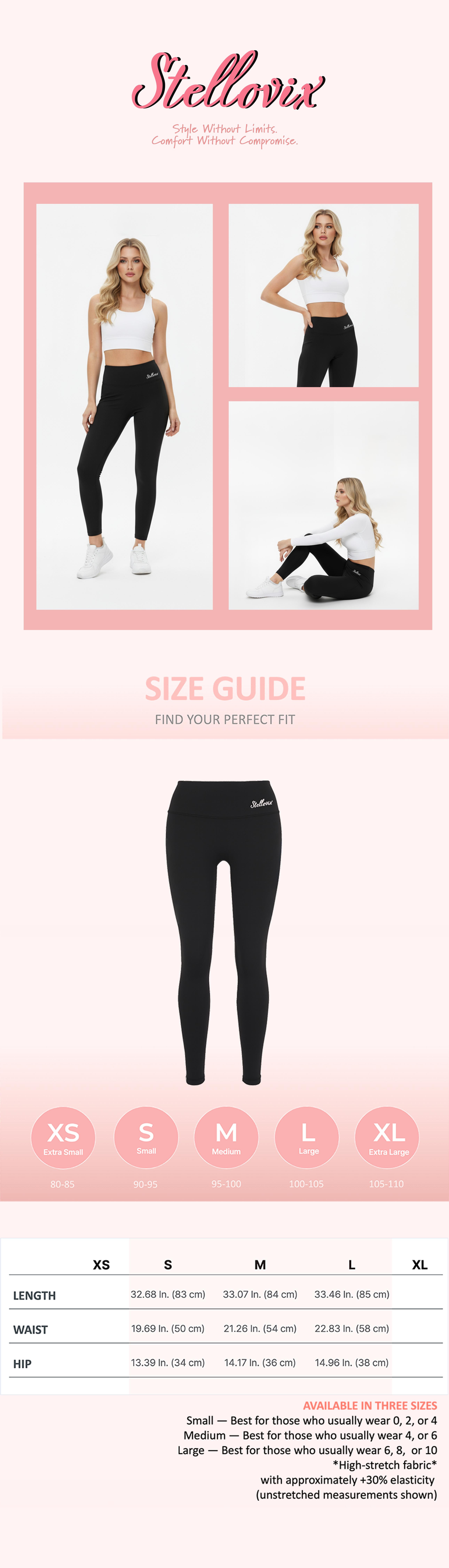 Stellovix Aerix Leggings - Black details