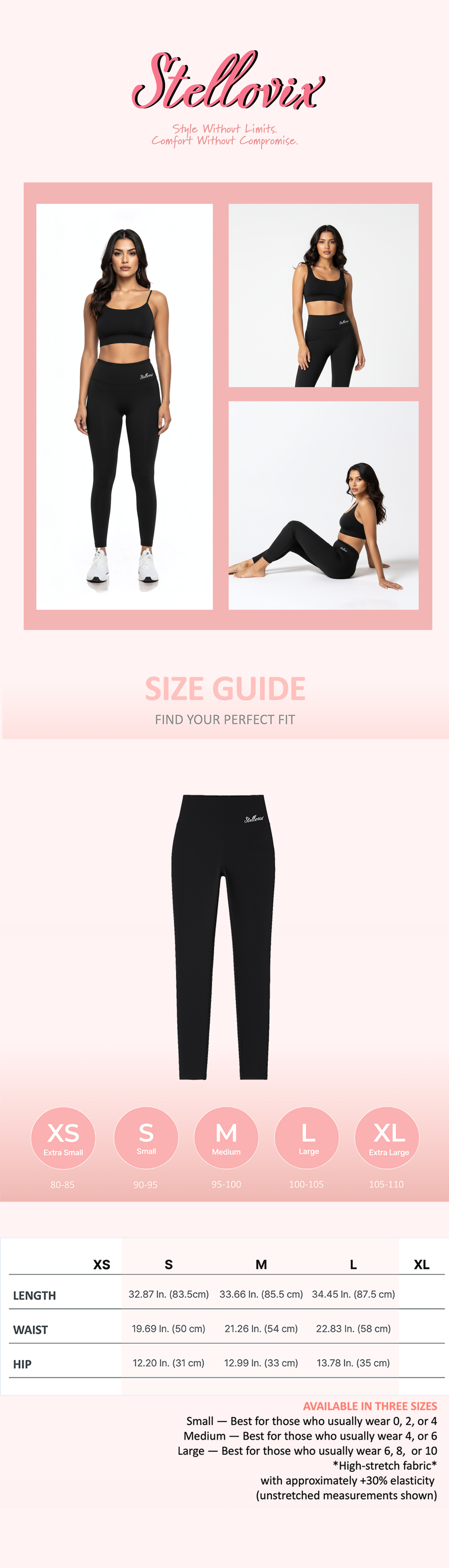 Stellovix Cerix Leggings - Black details