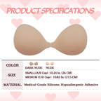 Stellovix Premium Quality Adhesive Bra - Dark Nude