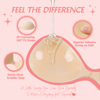 Stellovix Premium Quality Adhesive Bra - Dark Nude