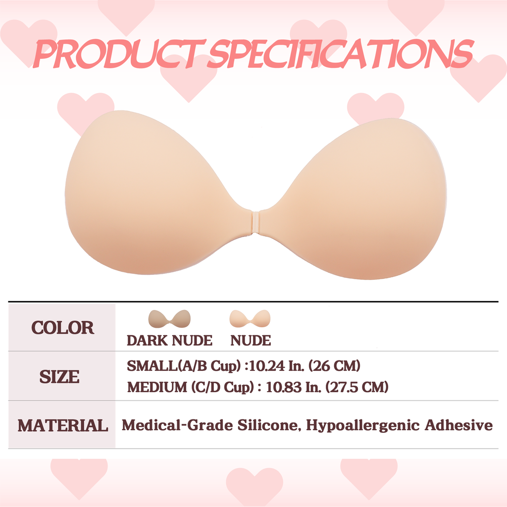 Stellovix Premium Quality Adhesive Bra - Nude