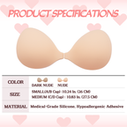 Stellovix Premium Quality Adhesive Bra - Nude