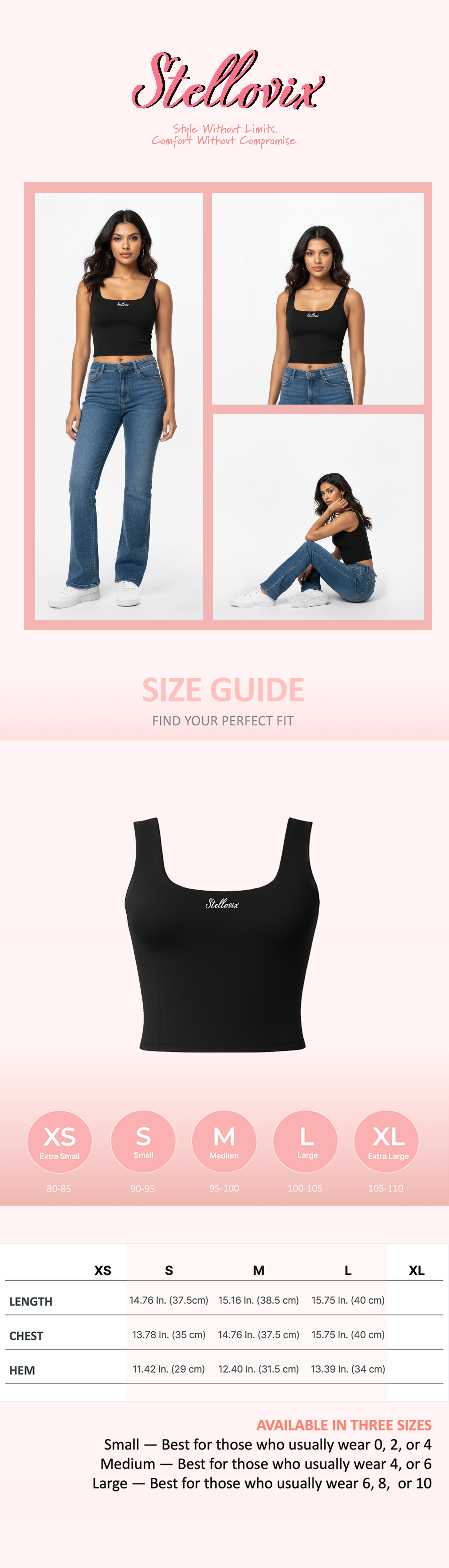 Stellovix Aira TankTop - Black details