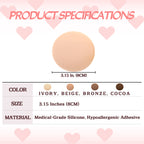 Stellovix Premium Quality Nipple Covers - Beige