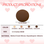 Stellovix Premium Quality Nipple Covers - Cocoa